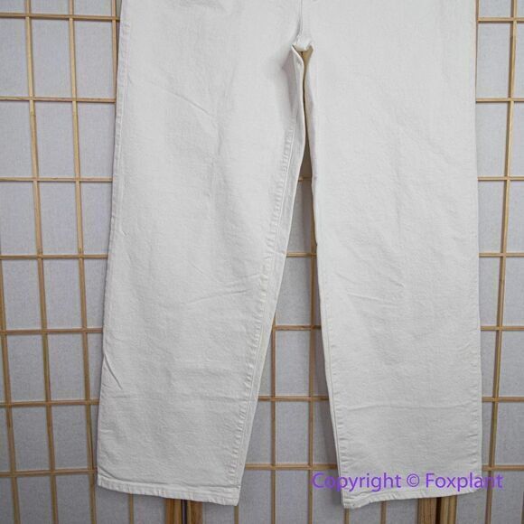 Madewell The Tall Perfect Vintage Wide-Leg Crop Jean Tile White,‎ 31 TALL - Picture 3 of 16